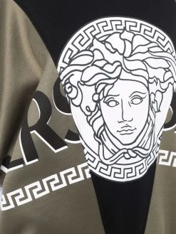 Versace sweat Medusa à empiècements contrastants