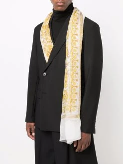 Versace écharpe à imprimé baroque