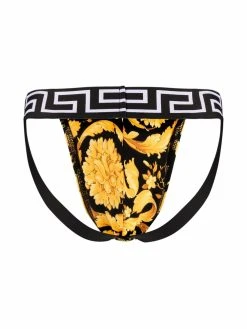 Versace slip à imprimé baroque