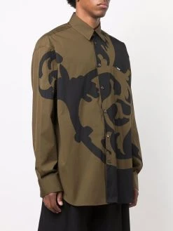 Prix Allégé Versace Chemise en popeline à motif Barocco chemises homme 9 Versace chemise en popeline à motif Barocco