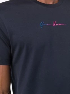 Versace t-shirt à logo brodé