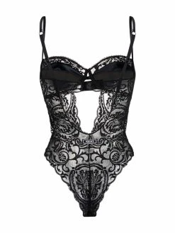 Versace body à empiècements en dentelle