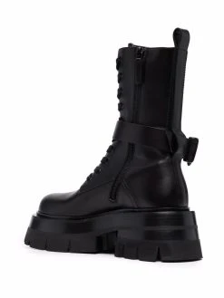 Versace bottines en cuir 60 mm à lacets