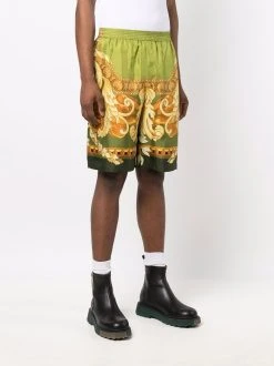 Versace bermuda à motif baroque