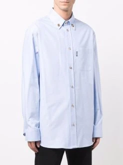 Versace chemise Medusa à boutonnière