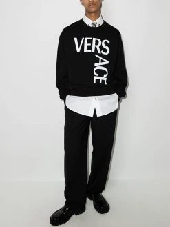 Versace sweat à logo imprimé