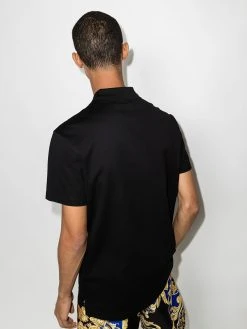 Versace polo La Greca à manches courtes