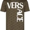 Versace t-shirt La Greca à logo