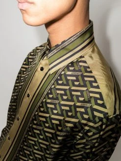 Versace chemise imprimée La Greca Smile
