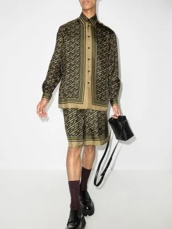 Versace chemise imprimée La Greca Smile