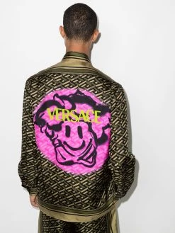 Versace chemise imprimée La Greca Smile