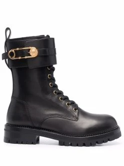 Versace bottines Medusa Pin à lacets