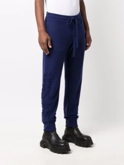Versace Pantalon de jogging fuselé à logo Prix Avantageux pantalons de survêtement homme 11 Versace pantalon de jogging fuselé à logo