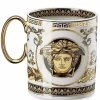 Versace mug Virtus Alphabet N en porcelaine