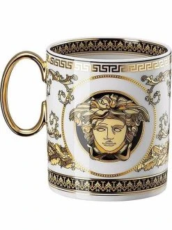 Versace mug Virtus Alphabet V en porcelaine
