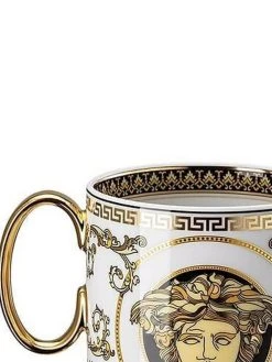 Versace mug Virtus Alphabet G en porcelaine