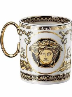 Versace mug Virtus Alphabet G en porcelaine