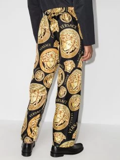 Versace pantalon de pyjama à imprimé Medusa