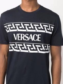 Versace t-shirt à logo Greca imprimé