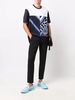 Versace t-shirt à logo imprimé