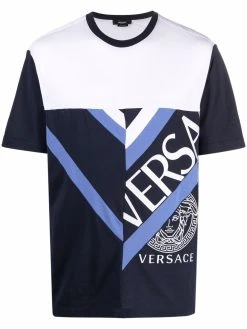 Versace t-shirt à logo imprimé