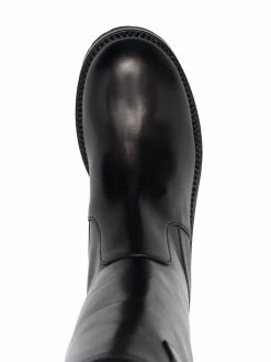 Versace Bottes Safety Pin en cuir de veau Prix Équitable femme 9 Versace bottes Safety Pin en cuir de veau