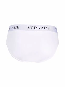 Versace slip à taille à logo