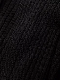 Versace robe boutonnée en maille nervurée