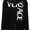Versace Hoodie à logo imprimé Prix Affortable hoodies femme 1 Versace hoodie à logo imprimé