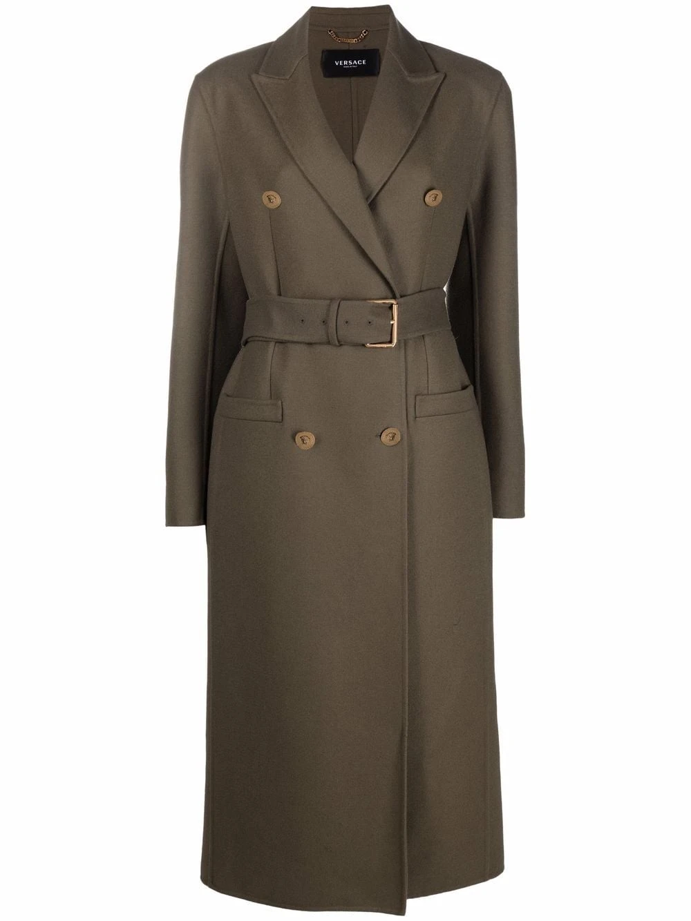 Versace Manteau à taille ceinturée Prix Favorable manteaux croisés & cabans femme 3 Versace manteau à taille ceinturée