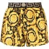 Versace boxer à bande logo à motif baroque