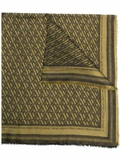 Versace écharpe à motif en jacquard