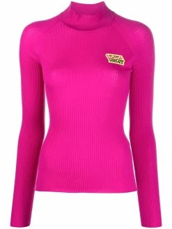 Versace pull à patch logo