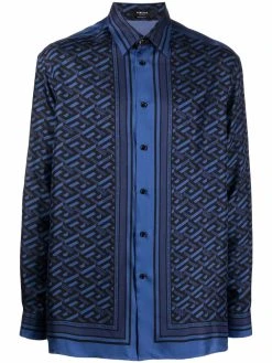 Versace chemise New Medusa à motif monogrammé