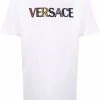 Versace t-shirt à logo brodé