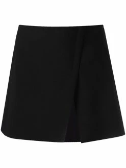 Versace minijupe évasée à fente latérale