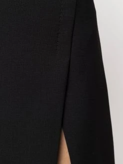 Versace minijupe évasée à fente latérale