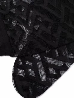 Versace chaussettes à motif Greca