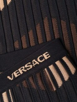 Versace pantalon La Greca évasé