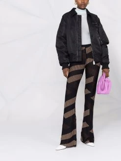 Versace pantalon La Greca évasé