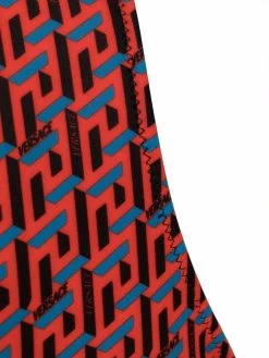 Versace bas de bikini à imprimé Greca Signature