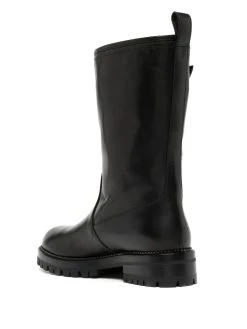 Versace bottines Safety Pin en cuir