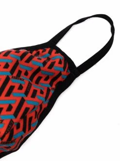 Versace masque à imprimé La Greca