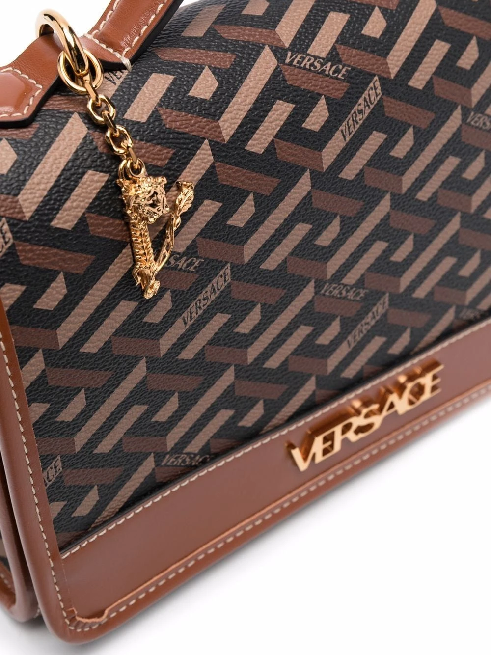 Versace Sac porté épaule La Greca Signature Réduction sacs porté épaule femme 6 Versace sac porté épaule La Greca Signature