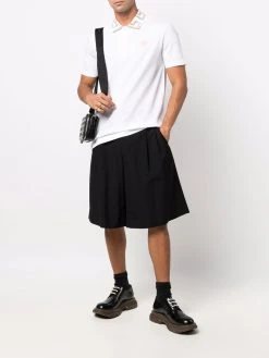 Versace polo à col Greca