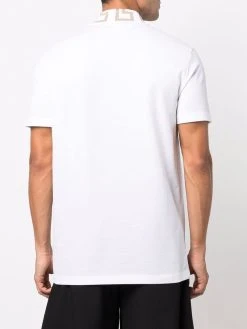 Versace polo à col Greca