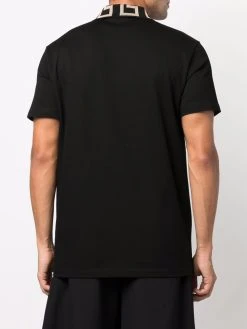 Versace polo à col Greca
