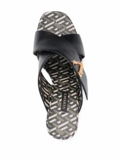 Versace mules Virtus La Greca imprimées