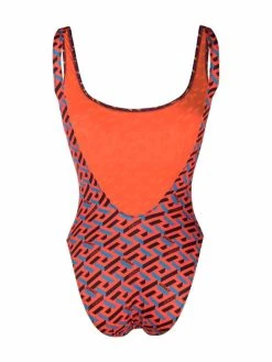 Versace maillot de bain à imprimé géométrique