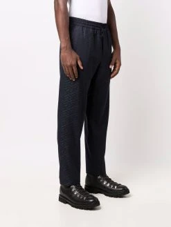 Versace pantalon à imprimé Greca